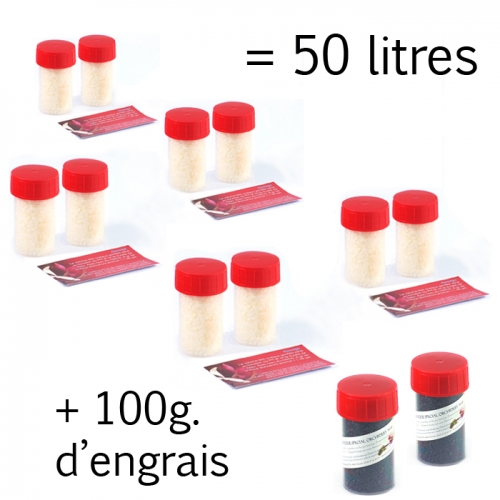 Super Pack 50 litres + 100 g d'engrais Super Pack 50 litres + 100 g d'engrais